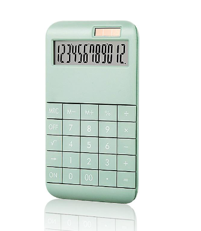 Calculator de birou multifunctional PN 2888 cu incarcare solara Verde